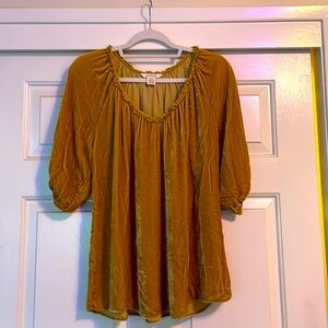 Gorgeous Sundance velvet top, W~ Large